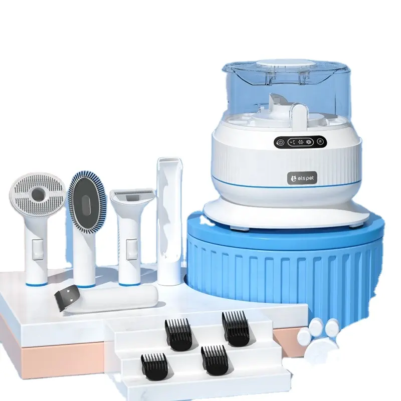 Pro Pet Grooming Vacuum Kit - 5-in-1 Professional Grooming Tools