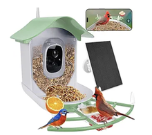 Solar Powered Smart Bird House with 2.5K AI Camera