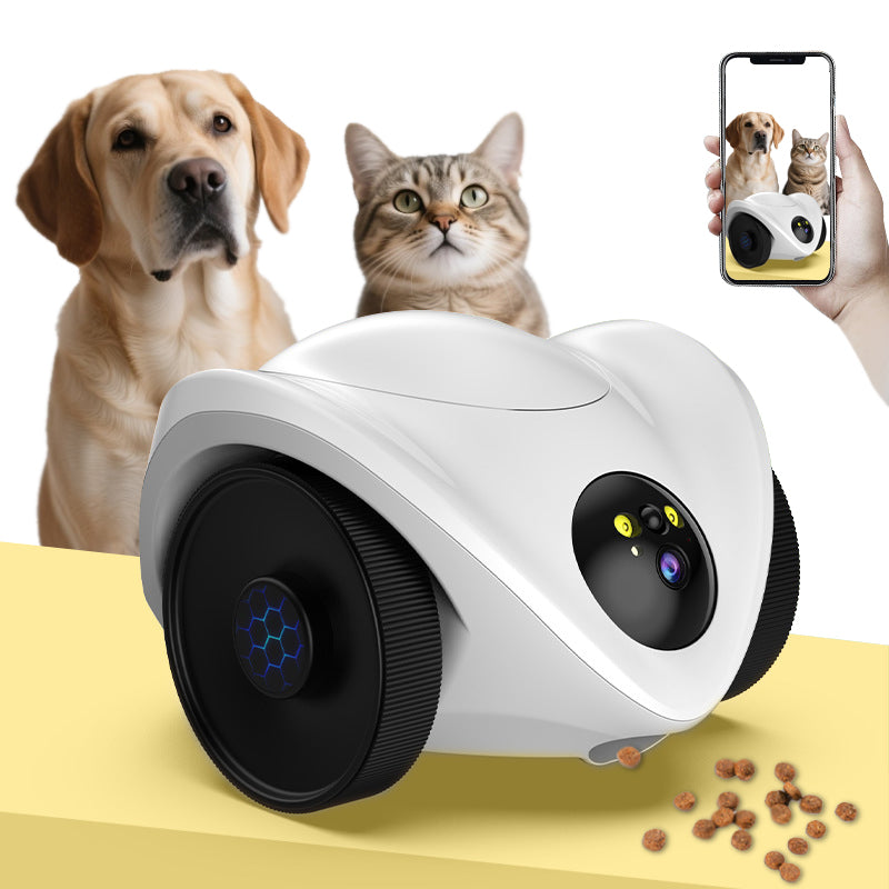 Interactive Smart Pet Camera with Treat Dispenser & Two-Way Audio