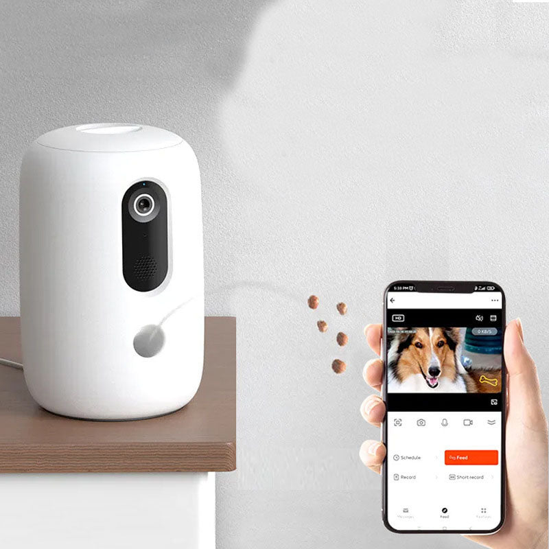 360° Smart Pet Camera with AI Motion Tracking & Treat Tossing