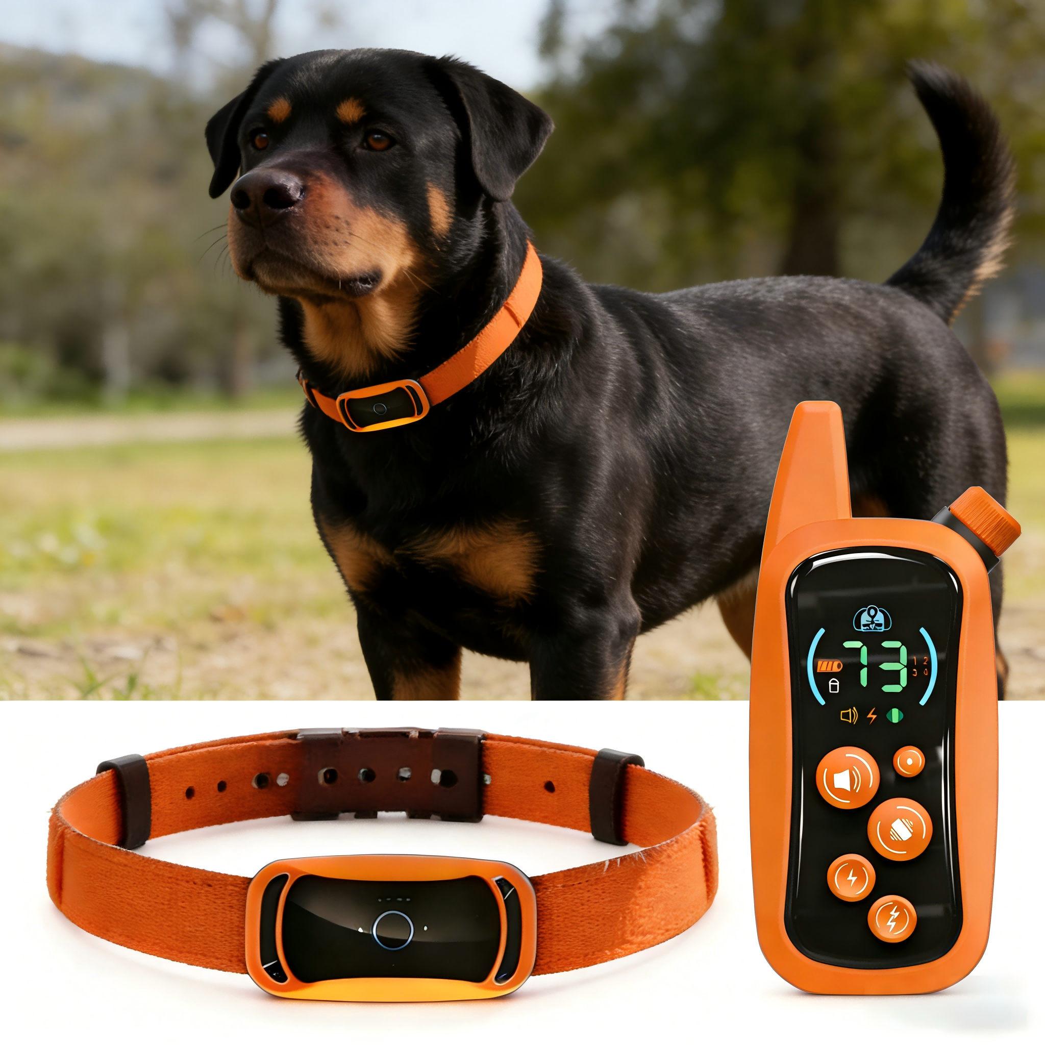 AI Smart Dog Training Collar - Bark Control & Remote Training